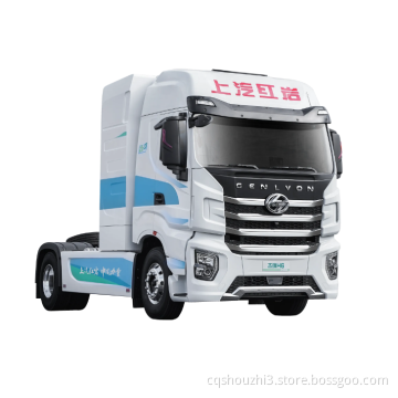 Cina 2022 Nuovo camion di trattori elettrici energetici Saic Hongyan Jieshi Truck pesante 25t 6x4 Trattori utilizzati per la distribuzione logistica